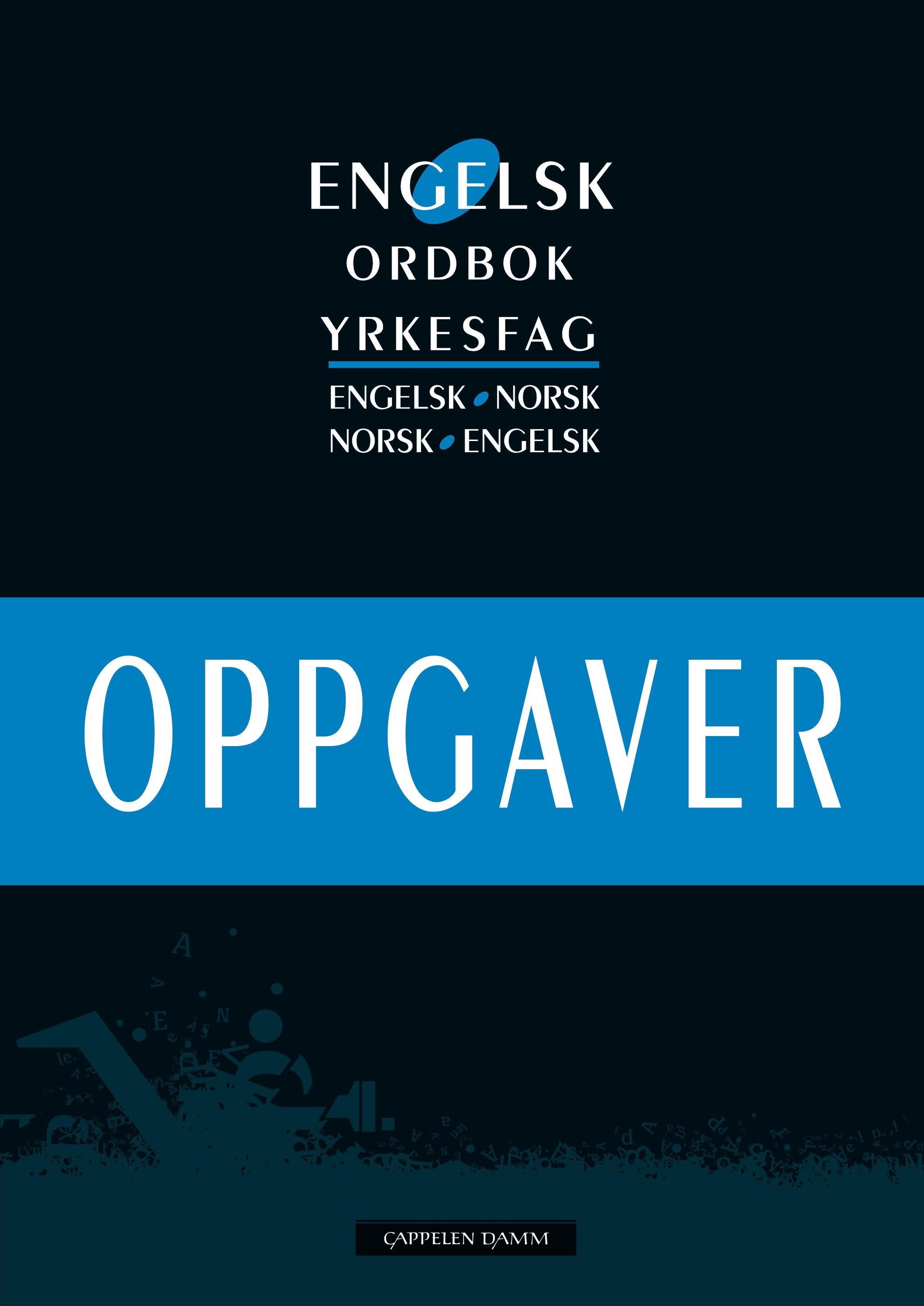 Engelsk ordbok : yrkesfag : oppgaver