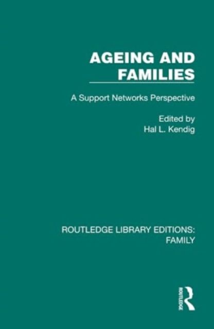 Ageing and Families : A Support Networks Perspective