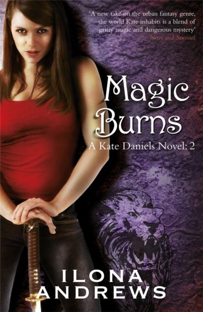 Forsidebilde av Magic Burns : A Kate Daniels Novel: 2