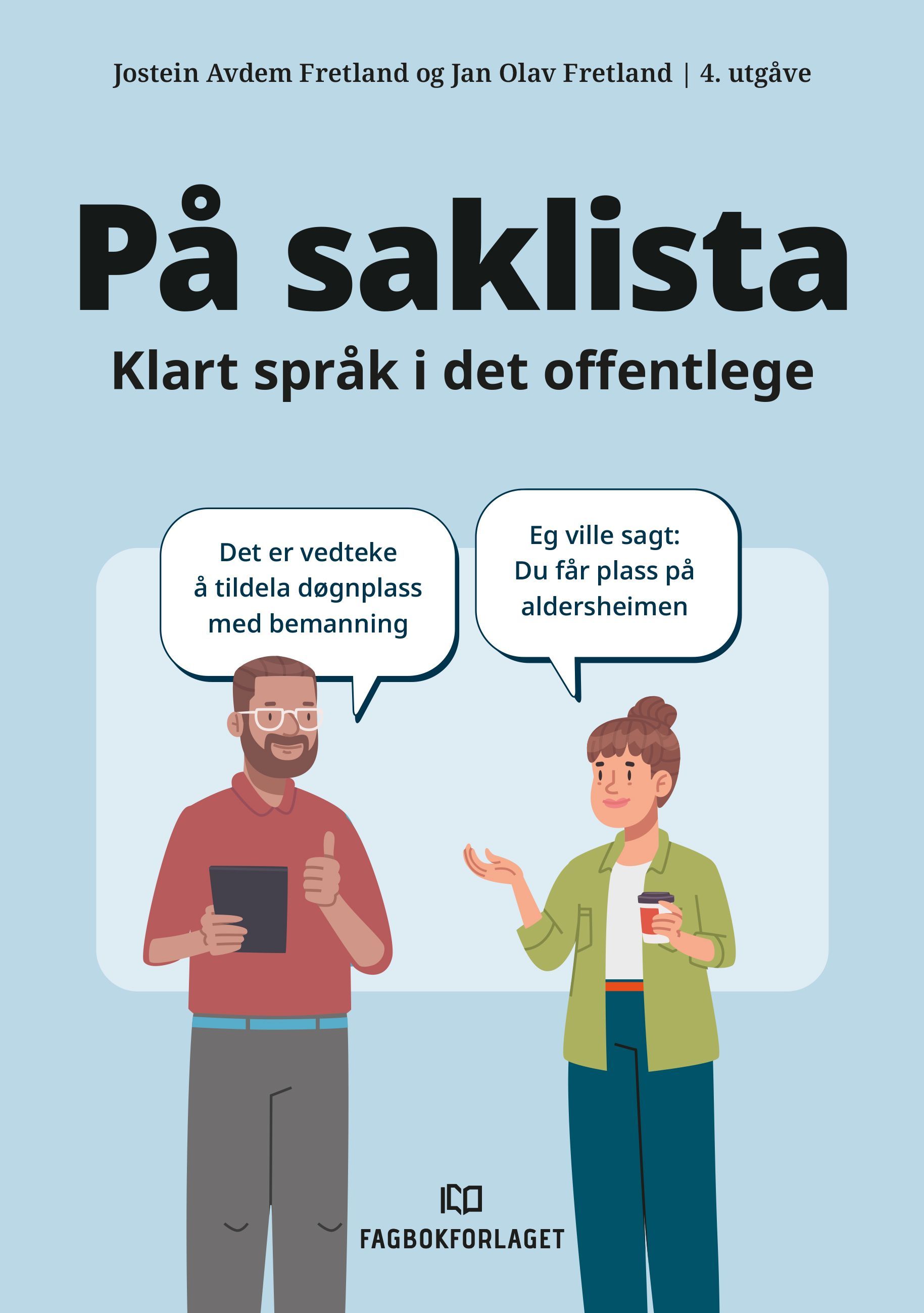 På saklista : klart språk i det offentlege