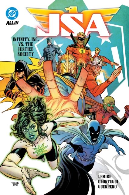 Forsidebilde av JSA Vol. 1: Infinity Inc. vs. The Justice Society