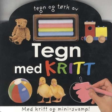 Tegn med kritt : tegn og tørk av