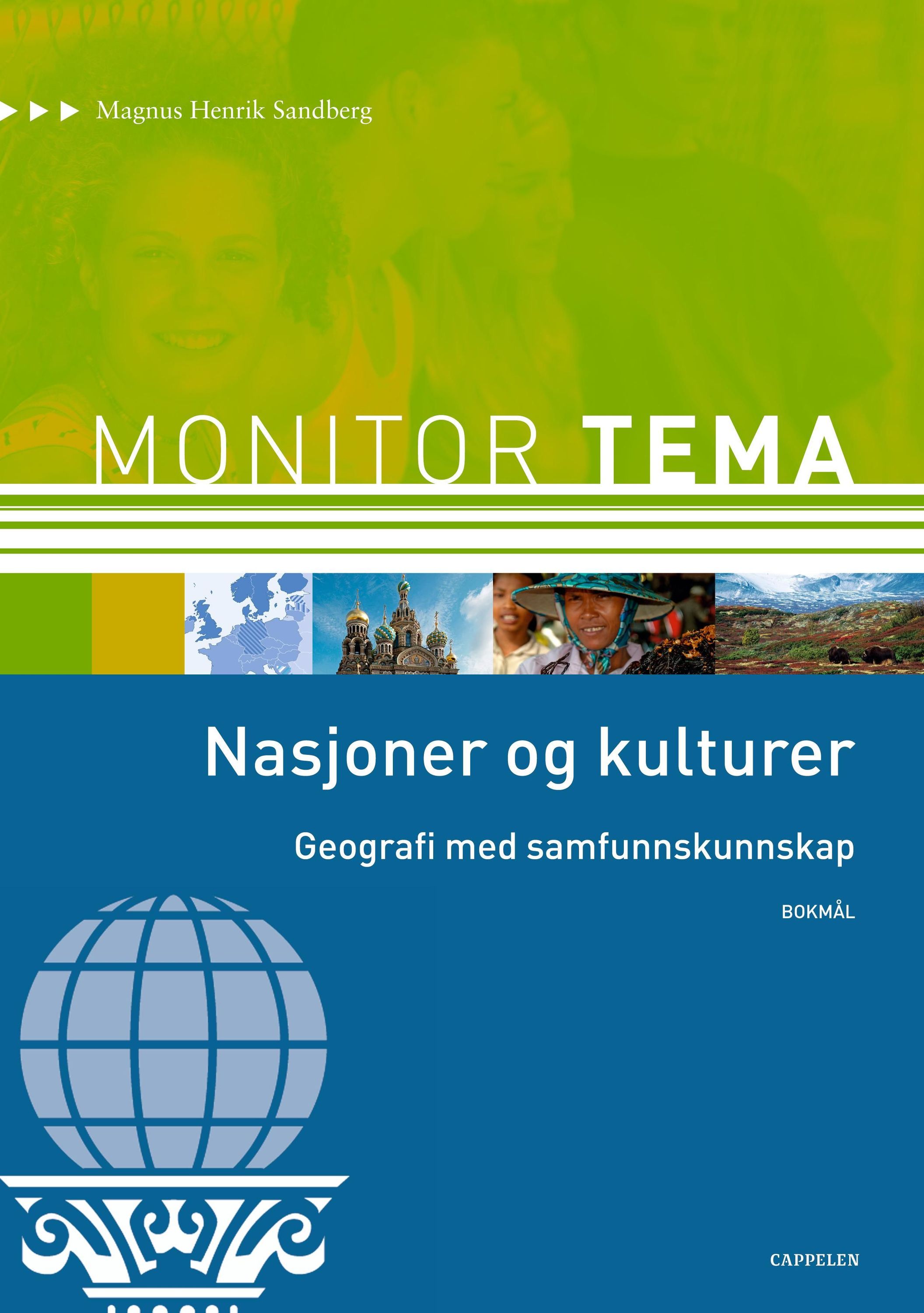 Forsidebilde av Monitor tema : geografi - nasjoner og kulturer : geografi med samfunnskunnskap