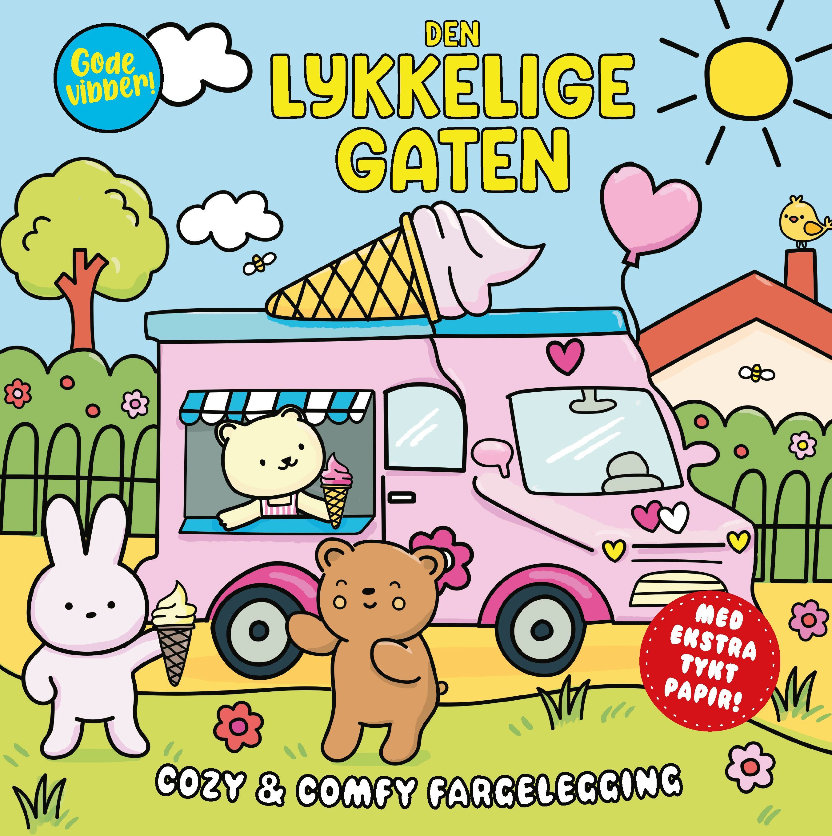 Den lykkelige gaten : cozy & comfy fargelegging
