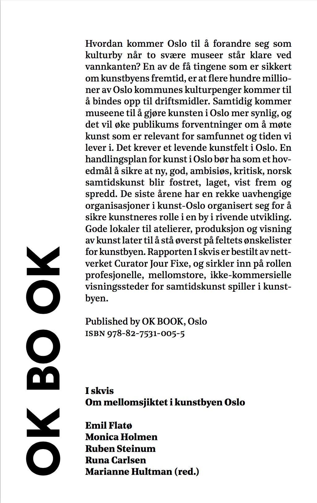 I skvis : om mellomsjiktet i kunstbyen Oslo