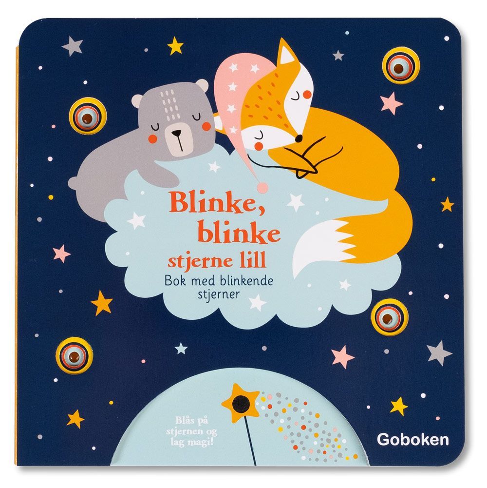 Blinke, blinke stjerne lill : bok med blinkende stjerner