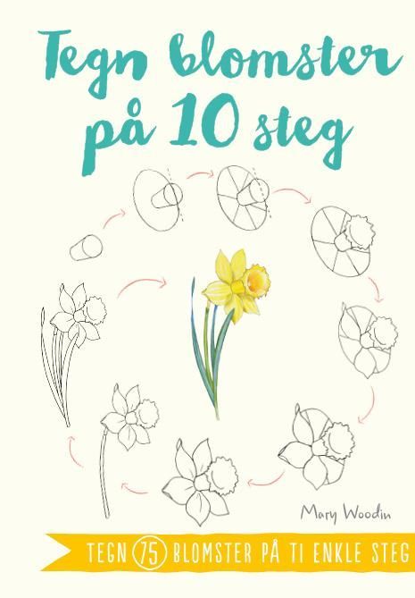 Tegn blomster på 10 steg : tegn 75 blomster på ti enkle steg