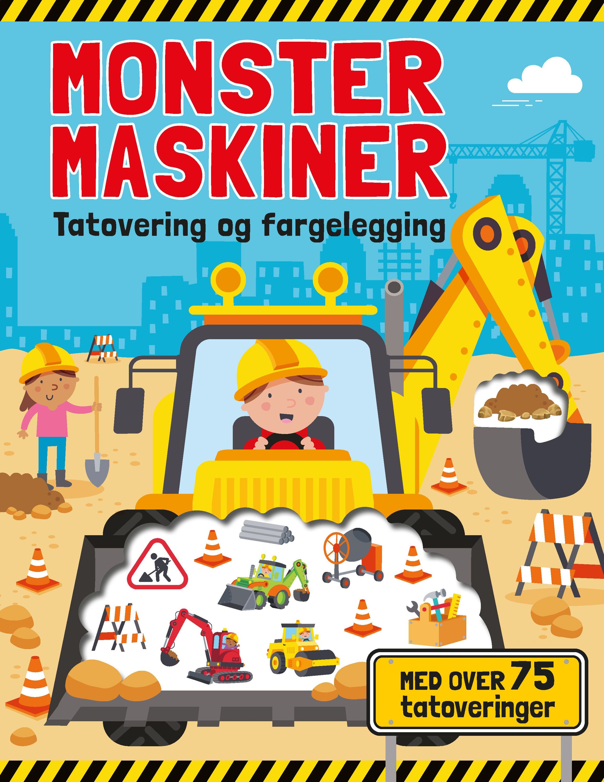 Monster-maskiner : tatoveringer og fargelegging