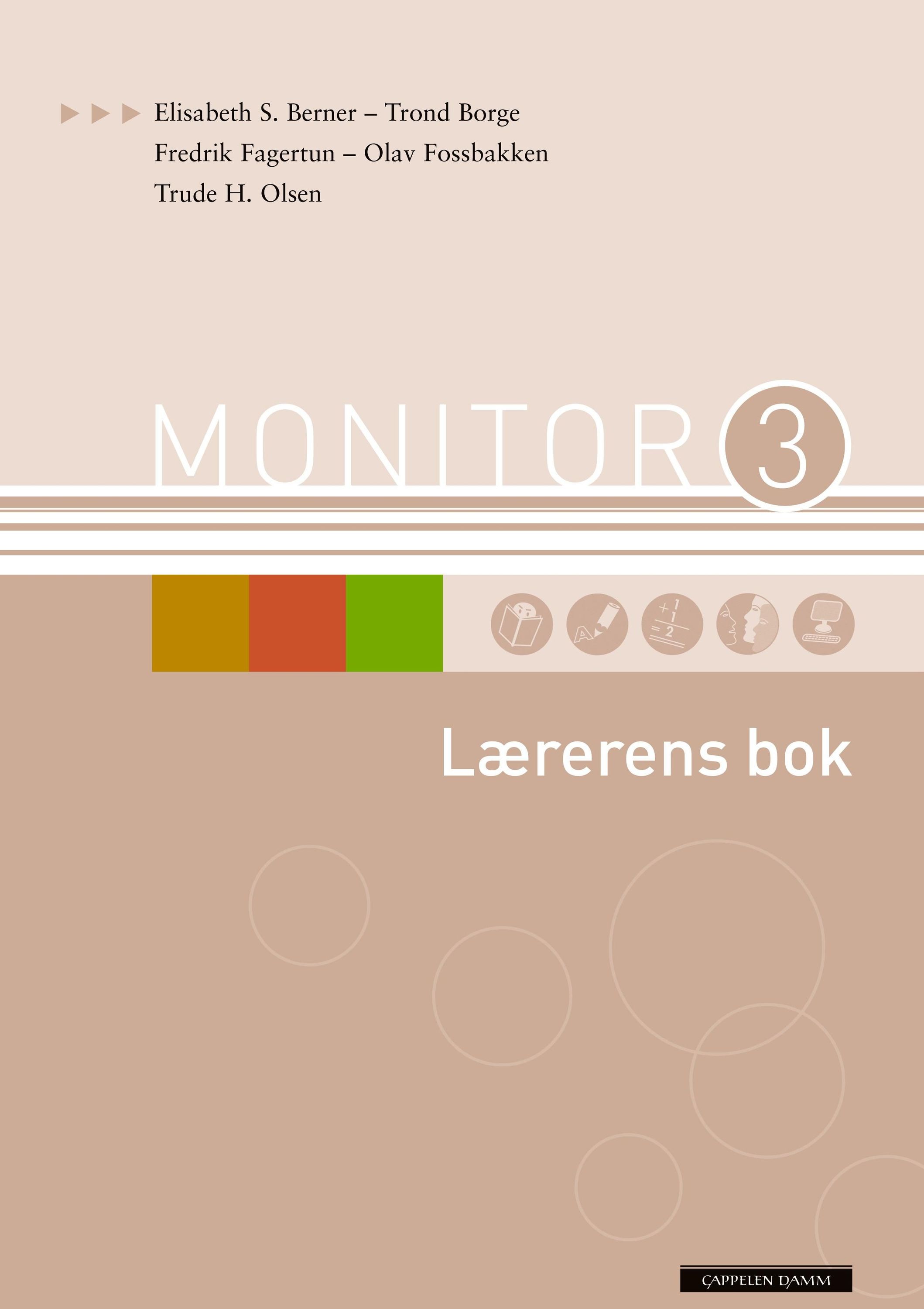 Forsidebilde av Monitor 3 : lærerens bok