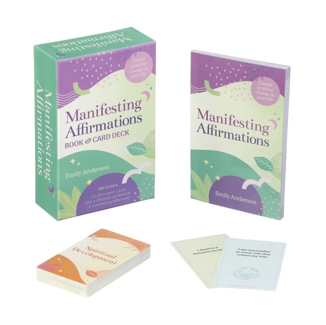 Manifesting Affirmations Book & Card Deck : Create Positive Change in Your Life. Includes 50 Affirmation Cards Plus a 128-Guidebook on Manifesting Effectively
