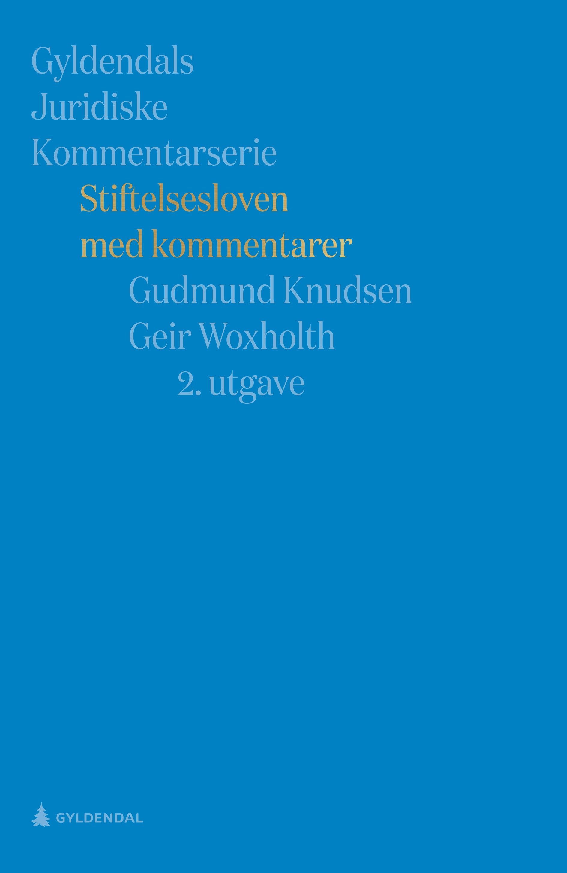 Forsidebilde av Stiftelsesloven : med kommentarer