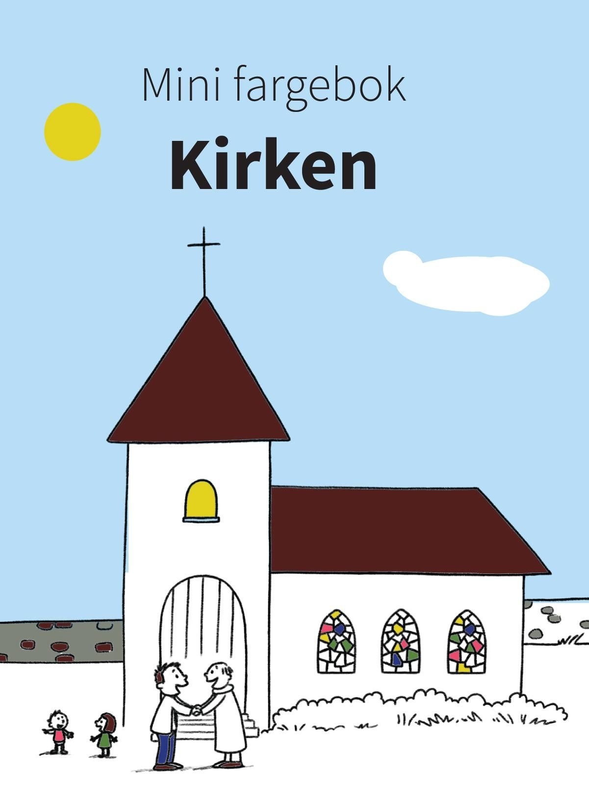 Mini fargebok : kirken