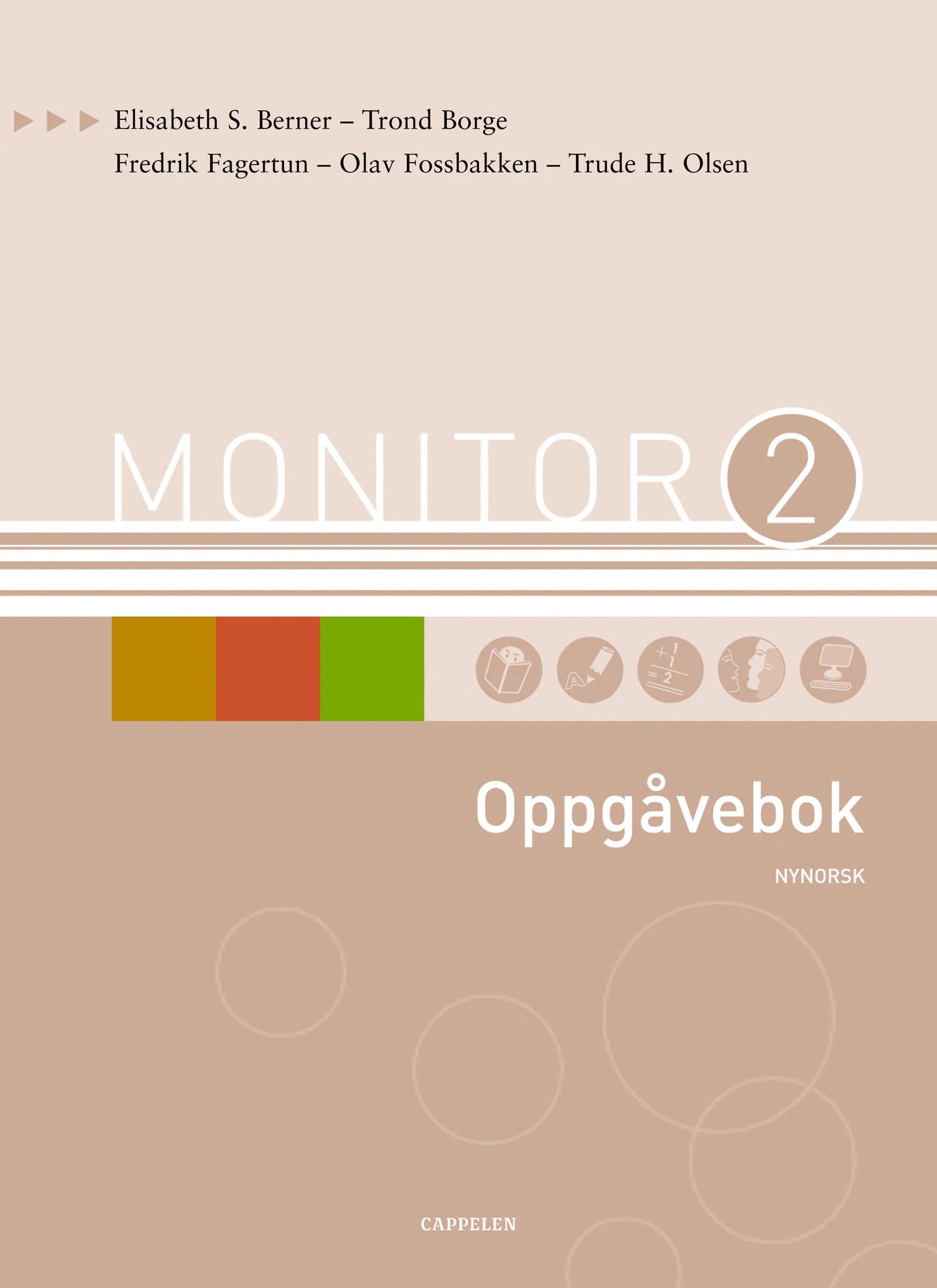 Forsidebilde av Monitor 2 : oppgåvebok