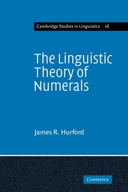 Forsidebilde av The Linguistic Theory of Numerals