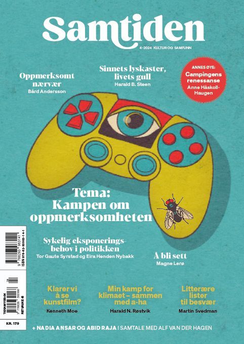 Forsidebilde av Samtiden : kultur og samfunn. 4-2024. Kampen om oppmerksomheten