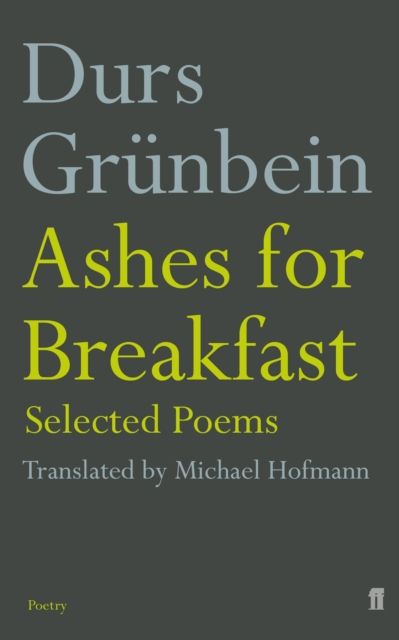 Ashes for Breakfast : Selected Poems