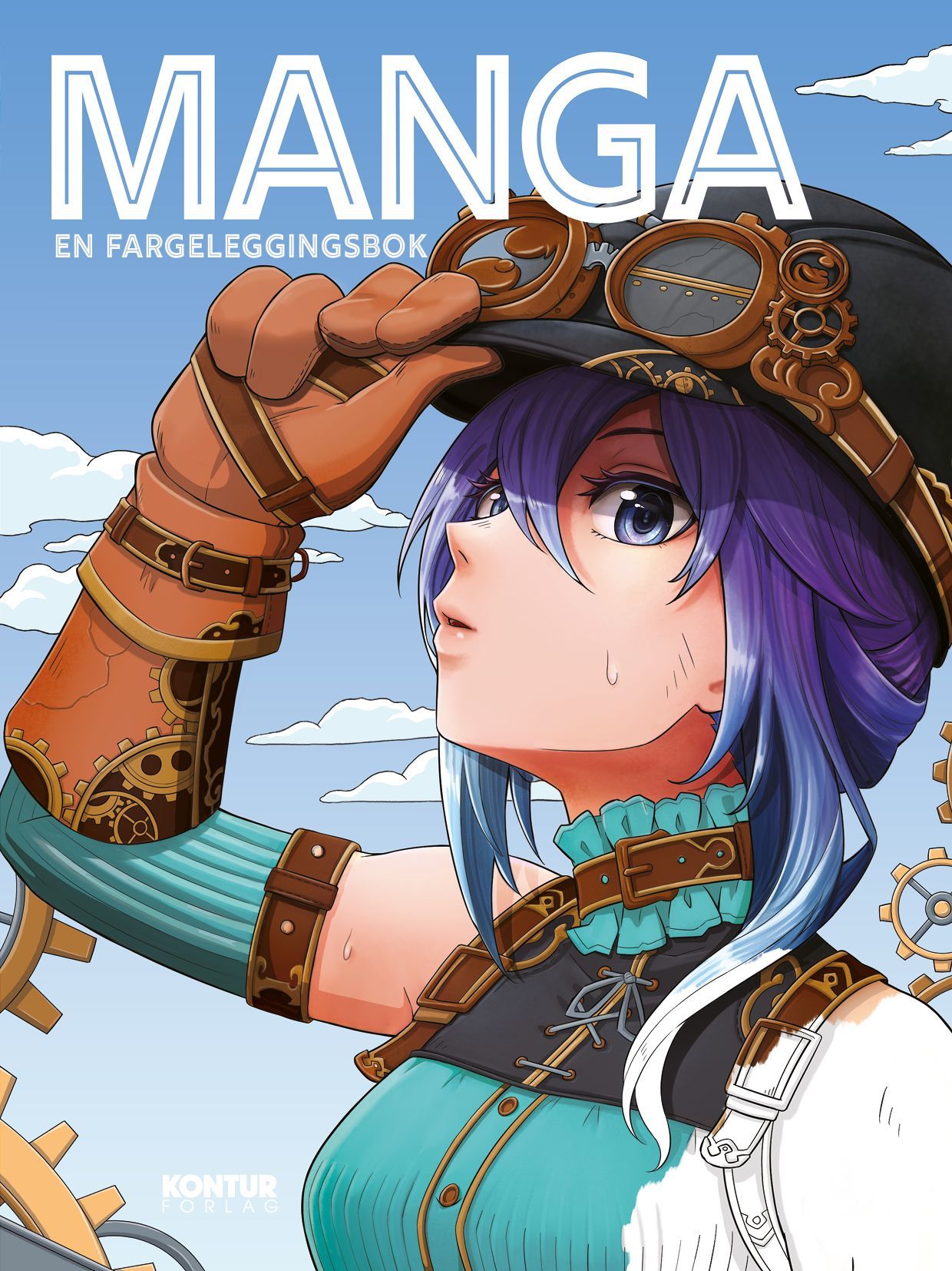 Manga : en fargeleggingsbok