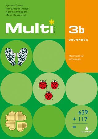Multi 3b, 2. utgåve : matematikk for barnesteget. Grunnbok