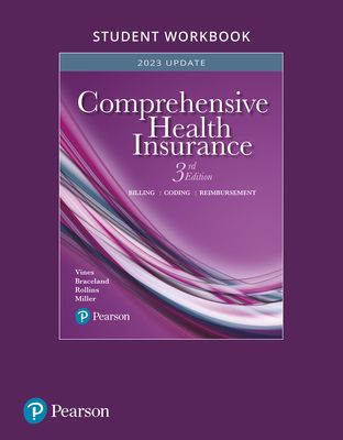 Student Workbook for Comprehensive Health Insurance : Billing, Coding, and Reimbursement