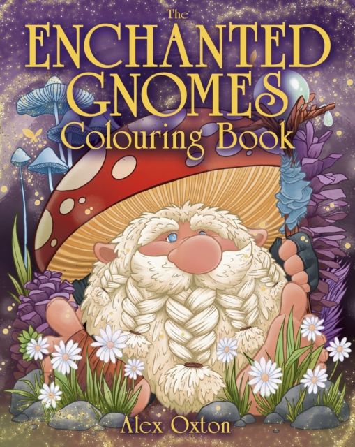 Forsidebilde av Enchanted Gnomes Colouring Book