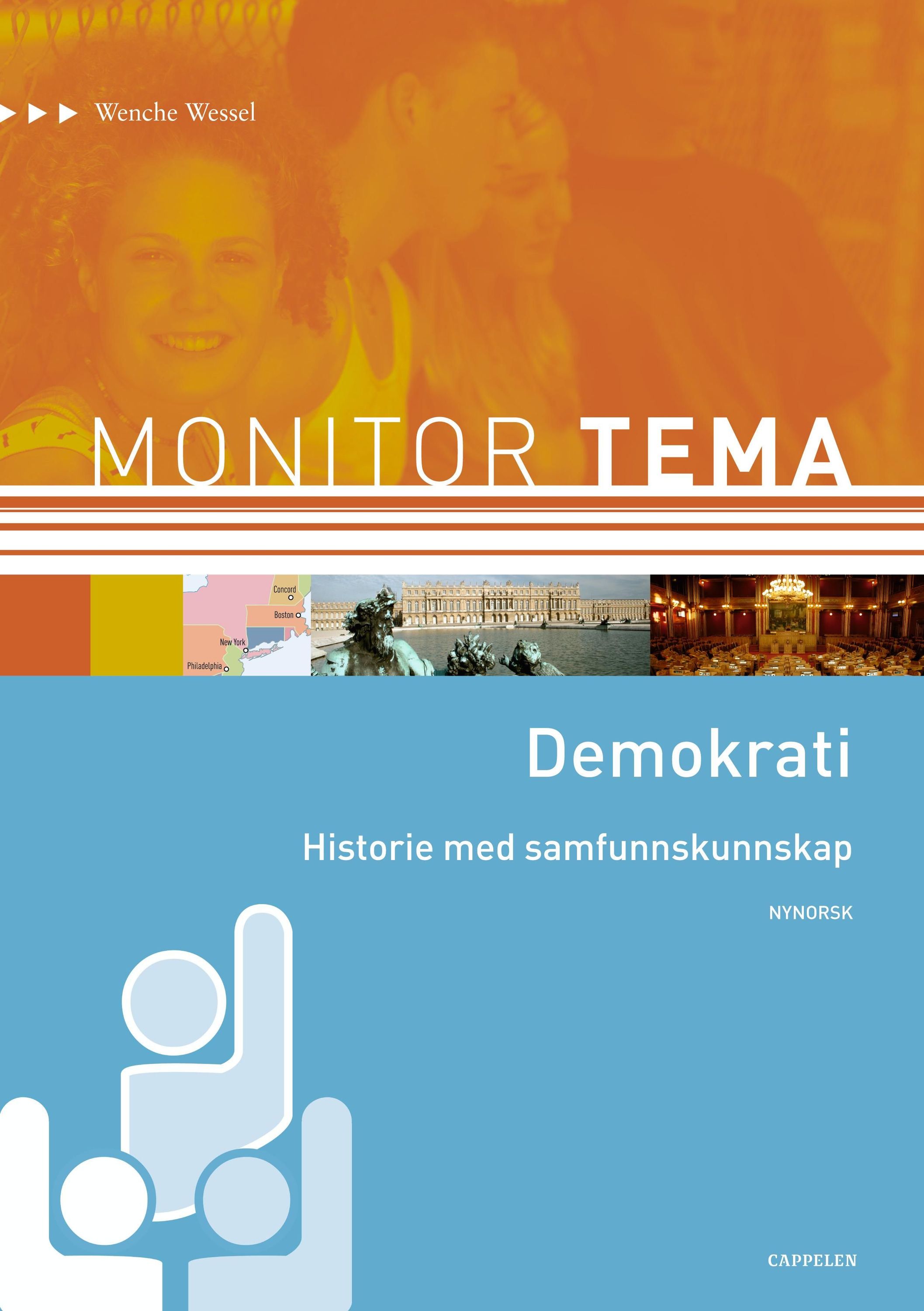 Forsidebilde av Monitor tema : demokrati : historie med samfunnskunnskap