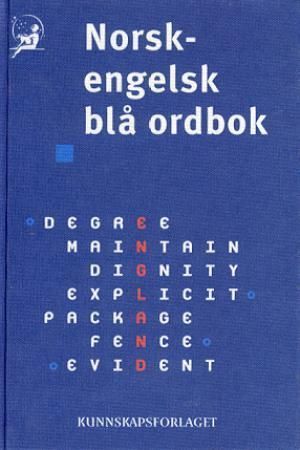 Forsidebilde av Norsk-engelsk blå ordbok