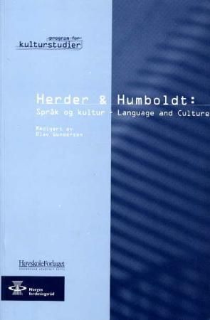Herder & Humboldt : språk og kultur