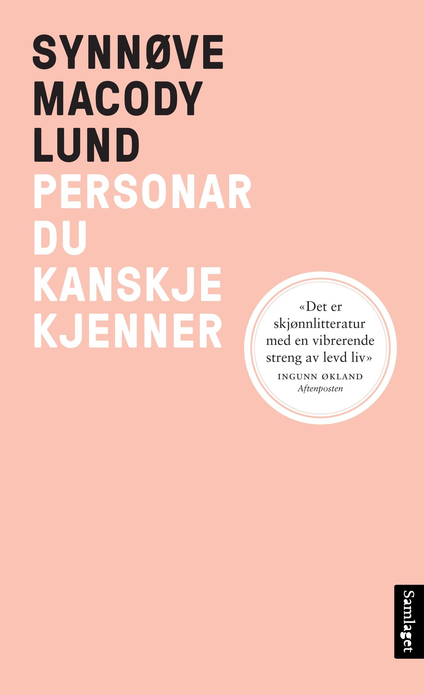 Personar du kanskje kjenner : roman