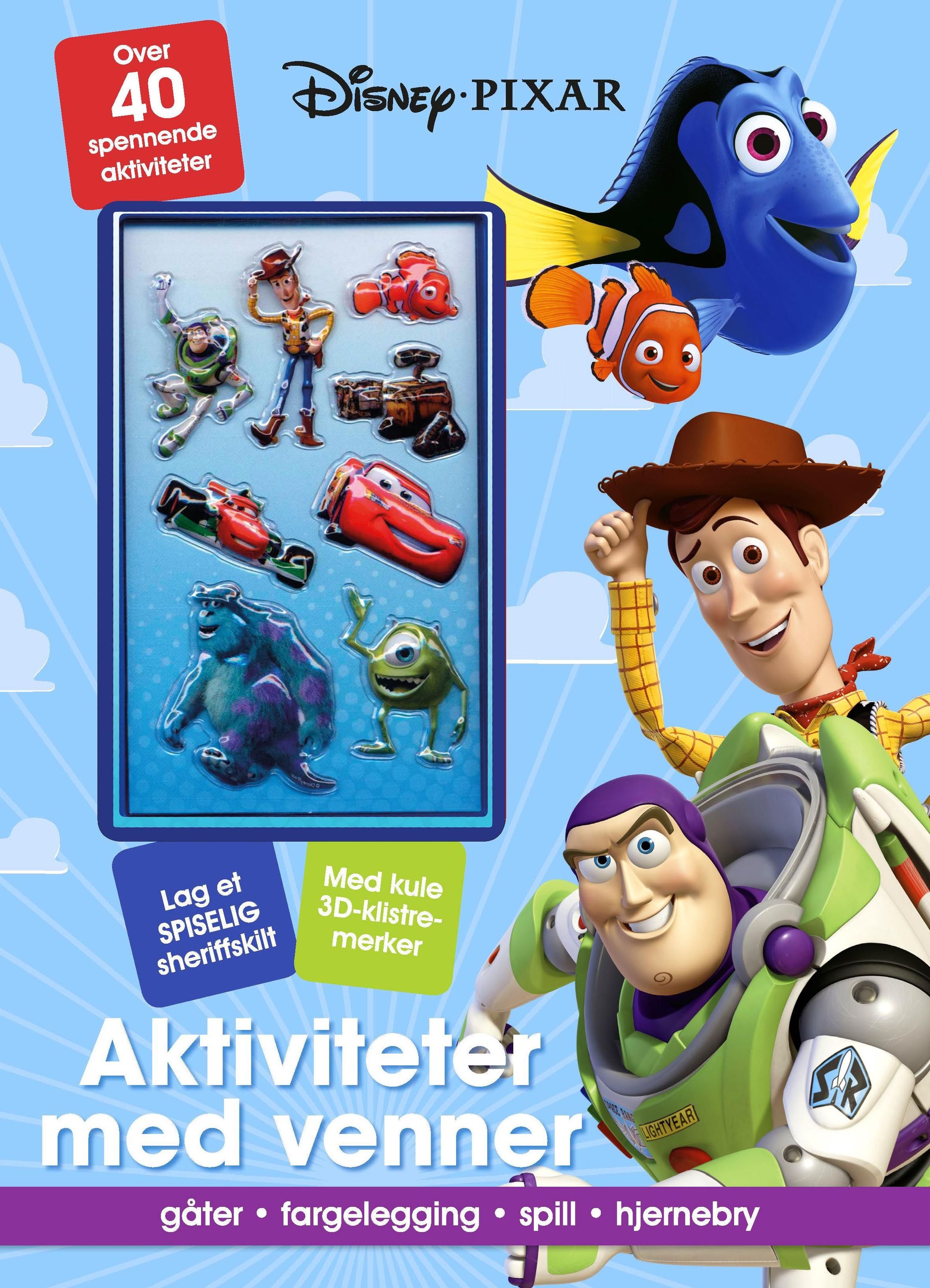Aktiviteter med venner : gåter - fargelegging - spill - hjernebry