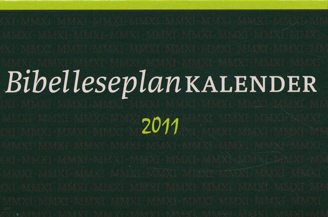 Bibelleseplankalender 2011