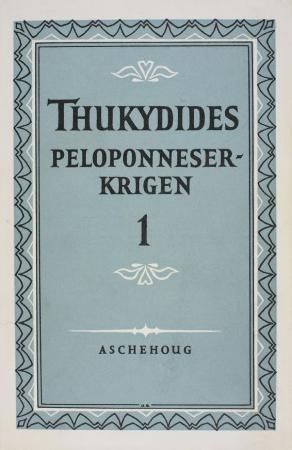 Peloponneserkrigen. Første bind