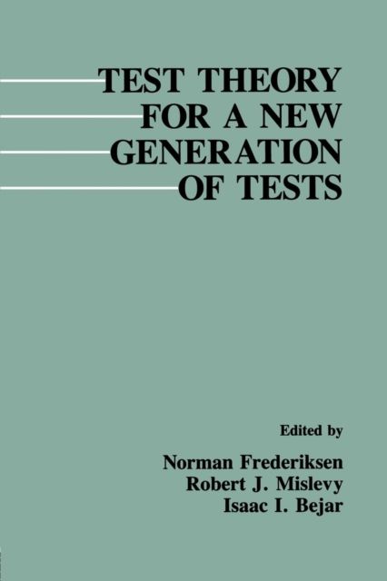 Forsidebilde av Test Theory for A New Generation of Tests