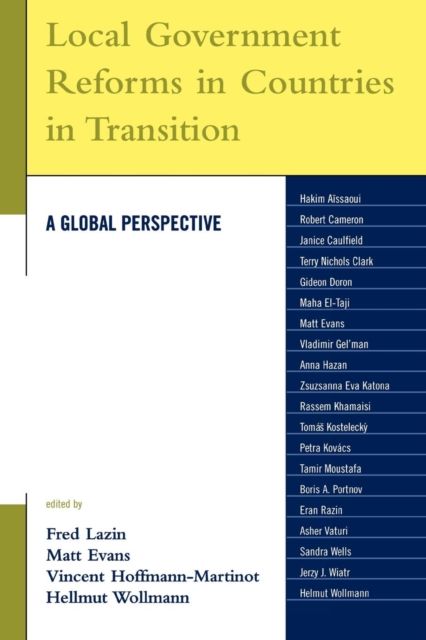 Local Government Reforms in Countries in Transition : A Global Perspective