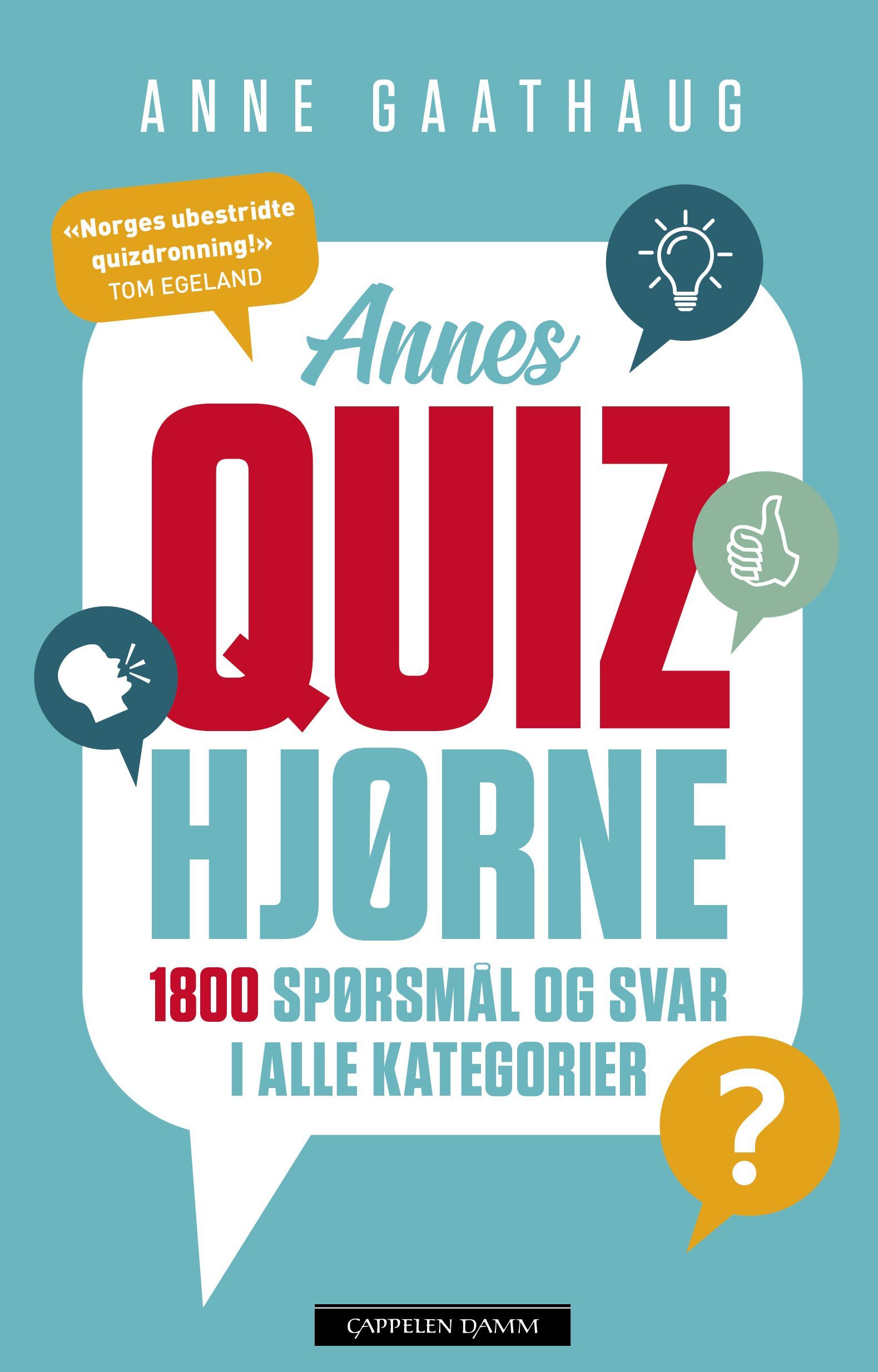 Annes quizhjørne : 1800 spørsmål og svar i alle kategorier