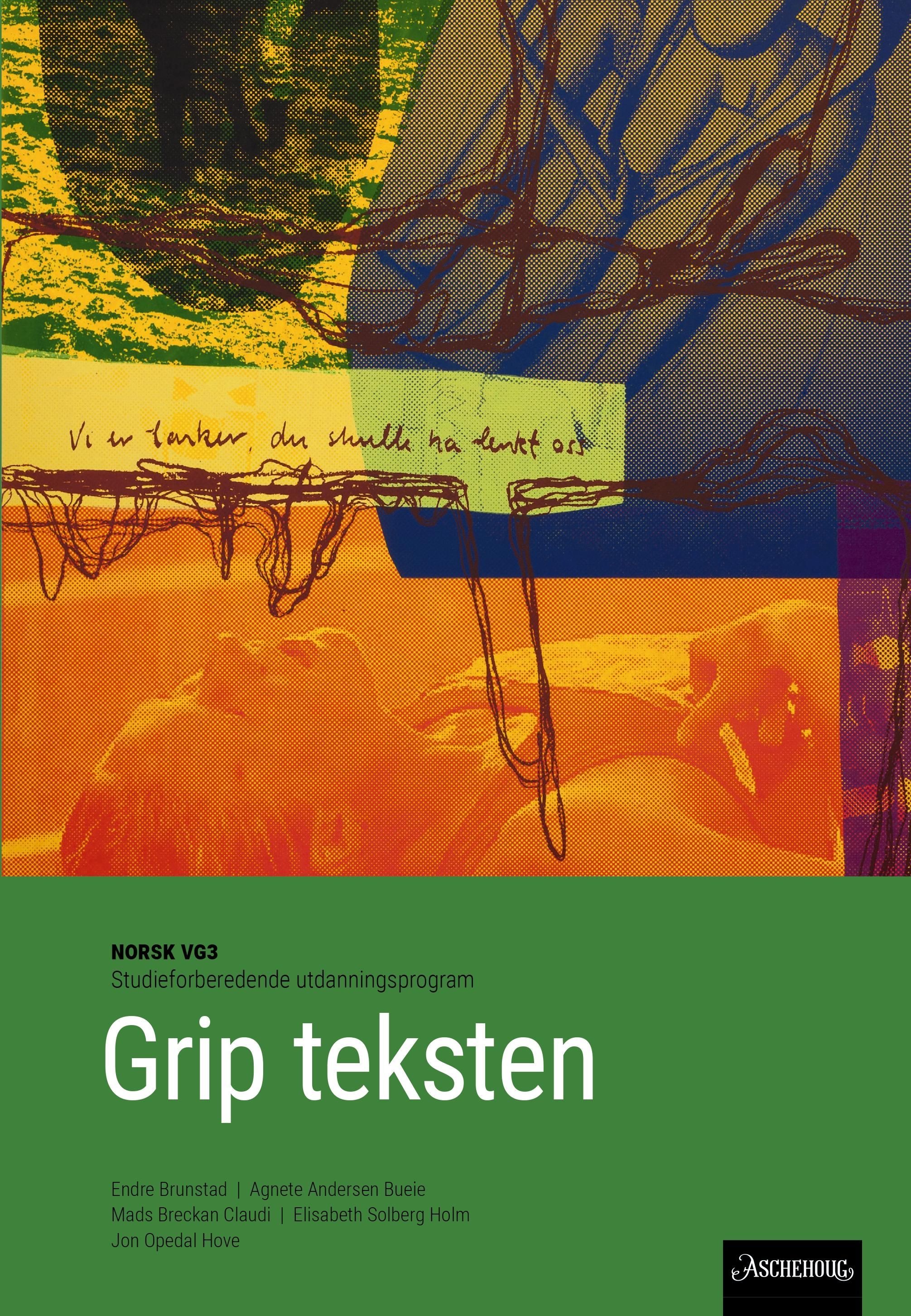 Grip teksten : norsk vg3 : studieforberedende utdanningsprogram