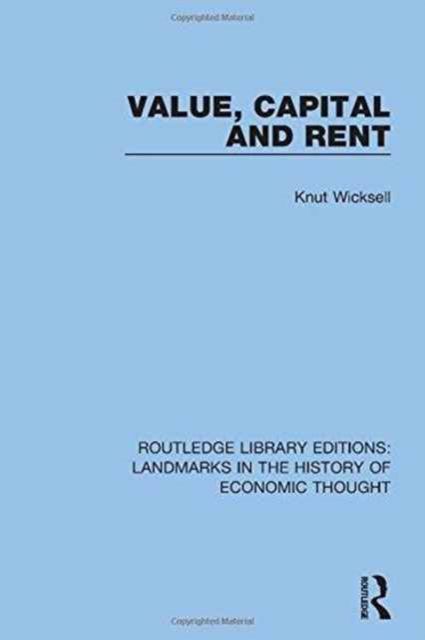 Value, Capital and Rent