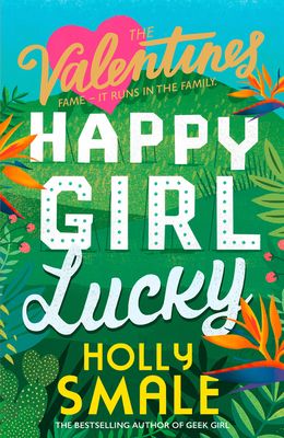 Happy girl lucky