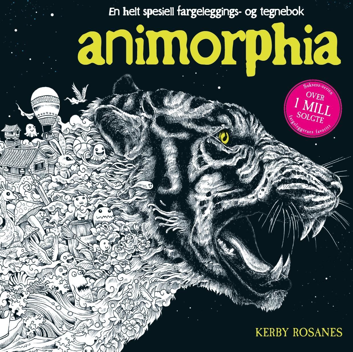Animorphia : en helt spesiell fargeleggings- og tegnebok