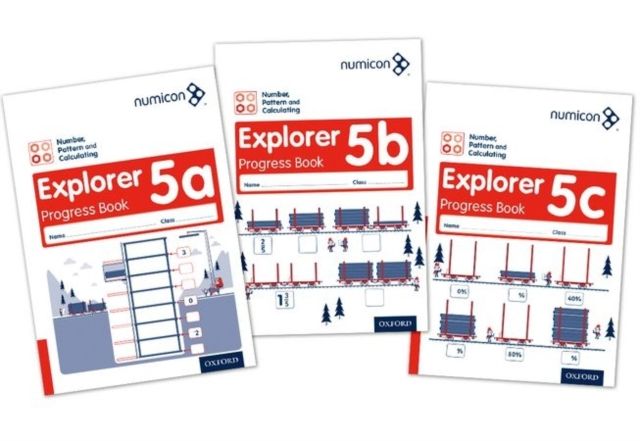 Numicon: Number, Pattern and Calculating 5 Explorer Progress Books ABC (Mixed pack)
