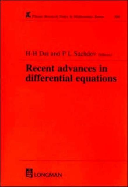 Recent Advances in Differential Equations