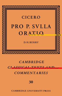 Cicero: Pro P. Sulla oratio