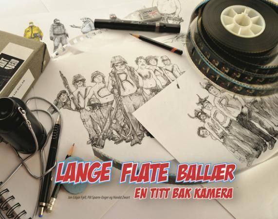 Forsidebilde av Lange flate ballær : en titt bak kamera