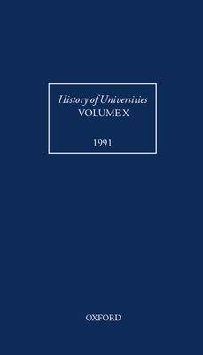 History of Universities: Volume X: 1991