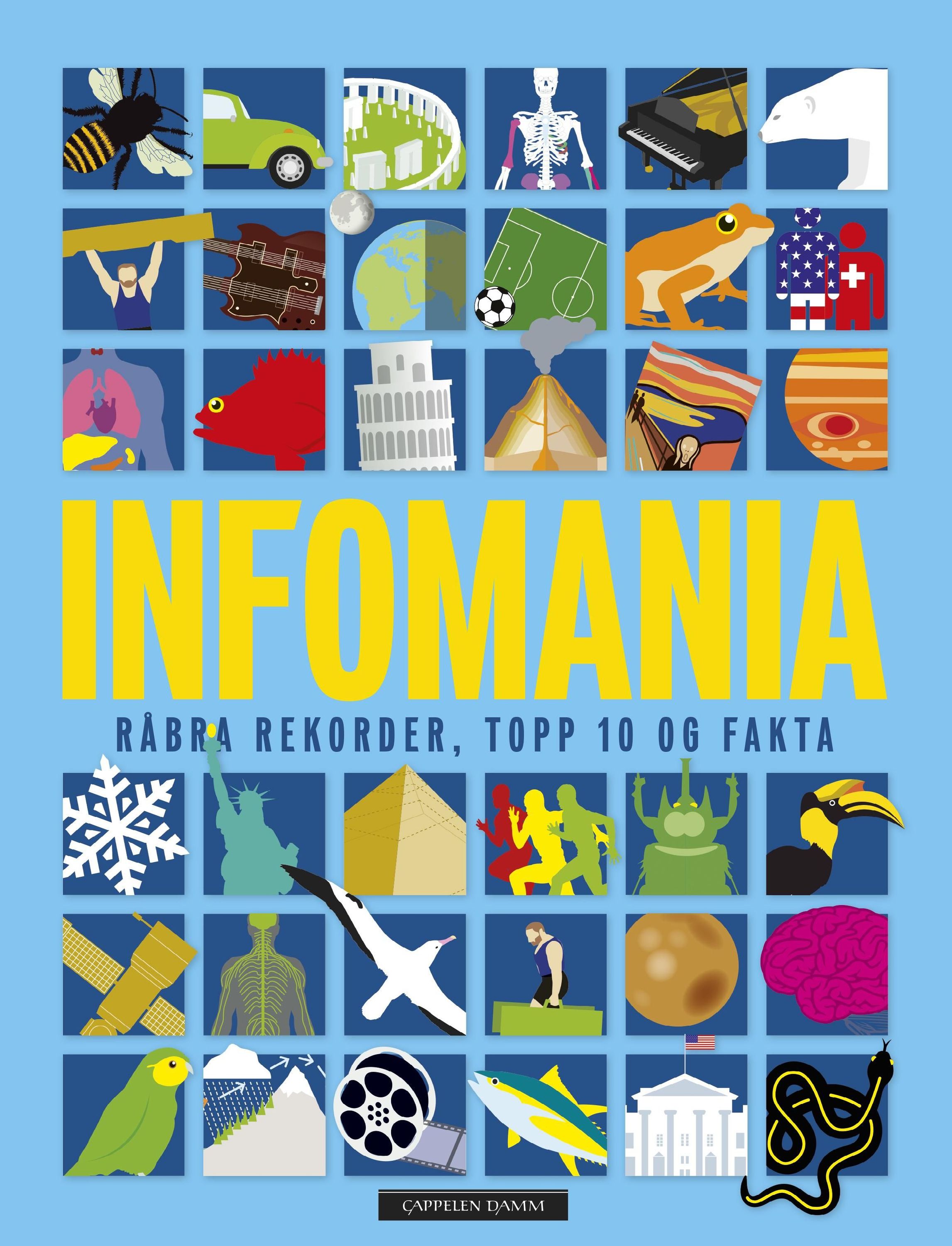 Infomania : råbra rekorder, topp 10 og fakta