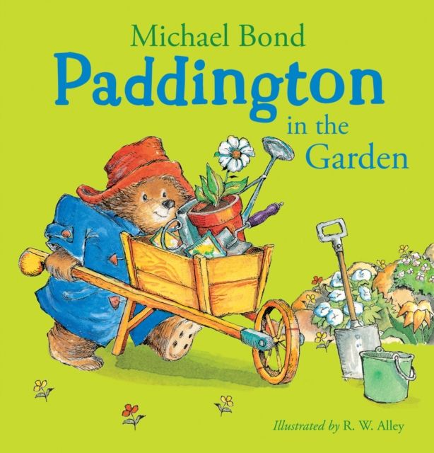 Paddington in the garden