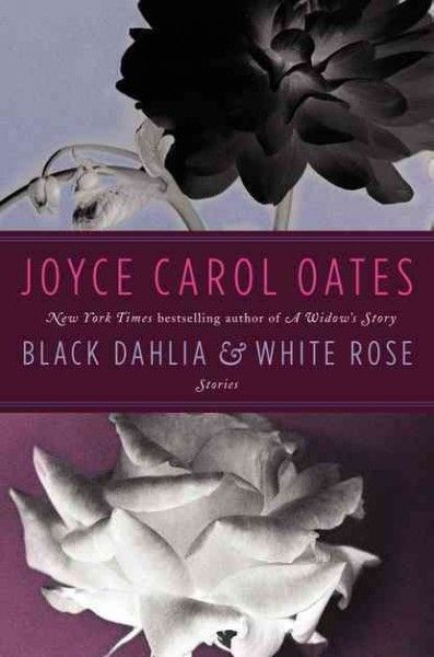 Black dahlia & white rose