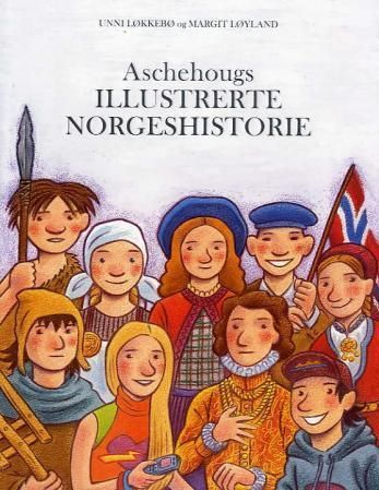 Forsidebilde av Aschehougs illustrerte norgeshistorie