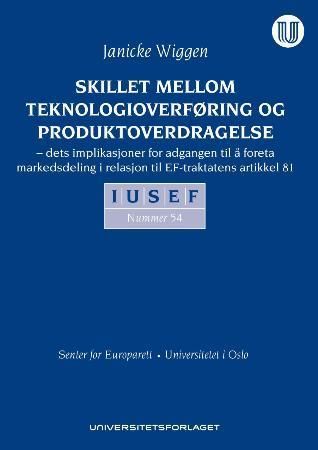 Skillet mellom teknologioverføring og produktoverdragelse : dets implikasjoner for adgangen til å foreta markedsdeling i relasjon til EF-traktatens artikkel 81