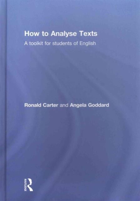 How to Analyse Texts : A toolkit for students of English