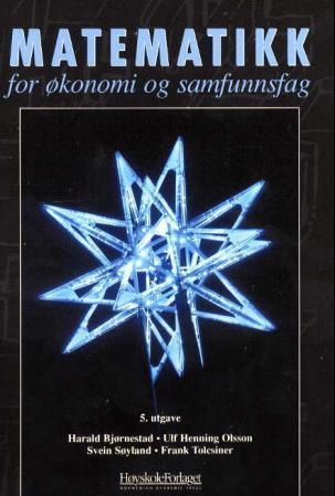 Matematikk for økonomi og samfunnsfag